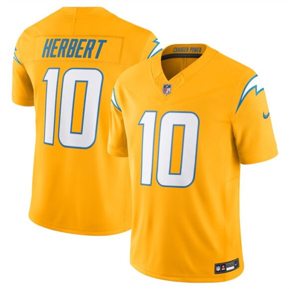 Mens Youths Kids Womens Justin Herbert Golden Jersey Vapor - Main Image